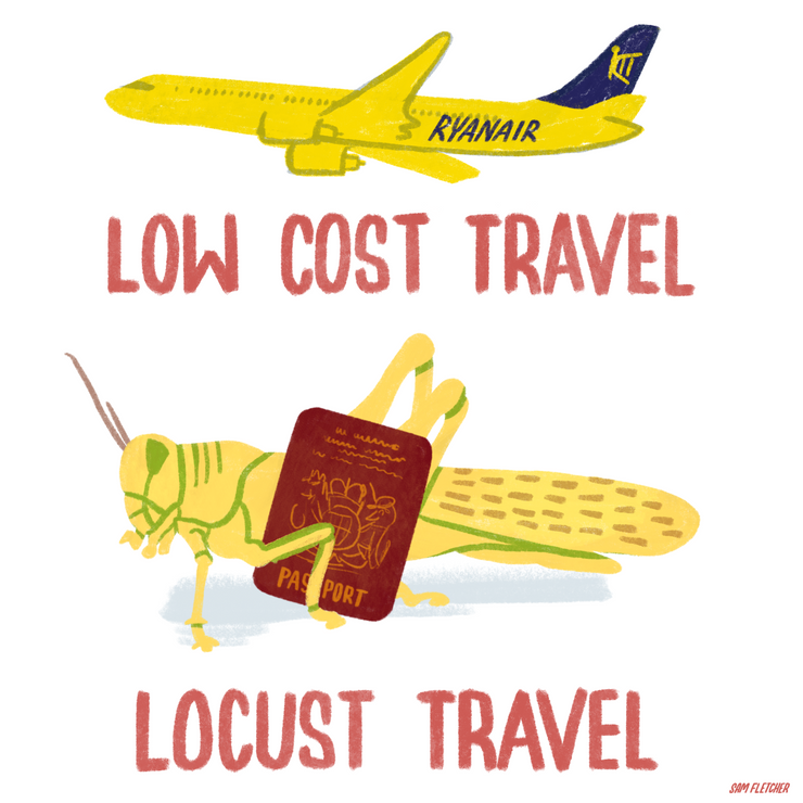 locust travel